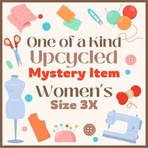 Mystery Box One of a Kind Upcycled Item Women’s PLUS SIZE 3X Unique Fun Surprise